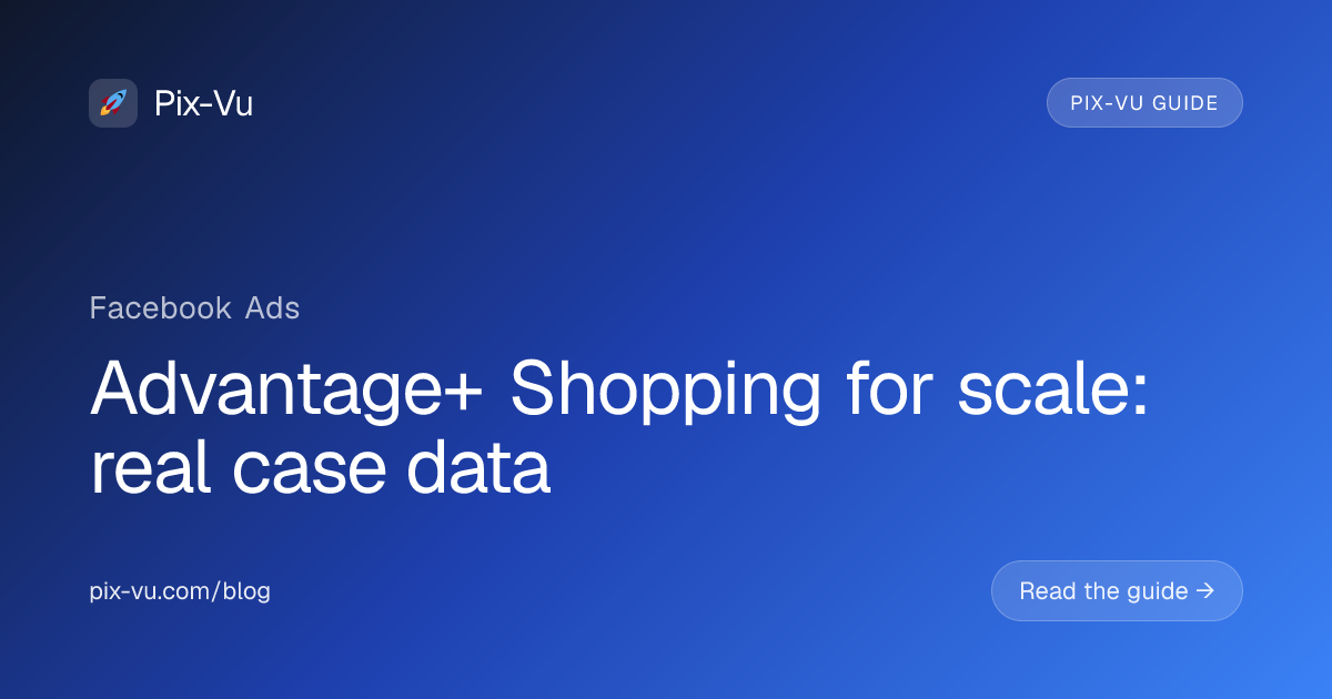 Advantage+ Shopping for scale: real case data