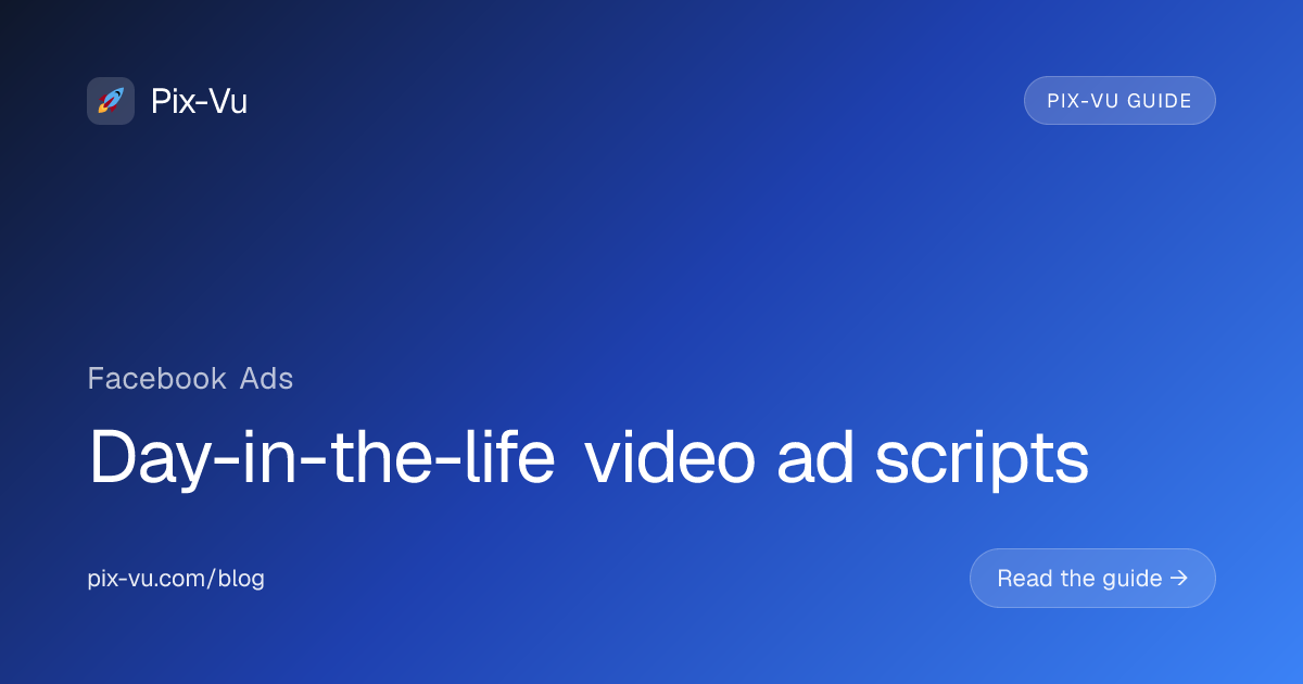 Day-in-the-life video ad scripts