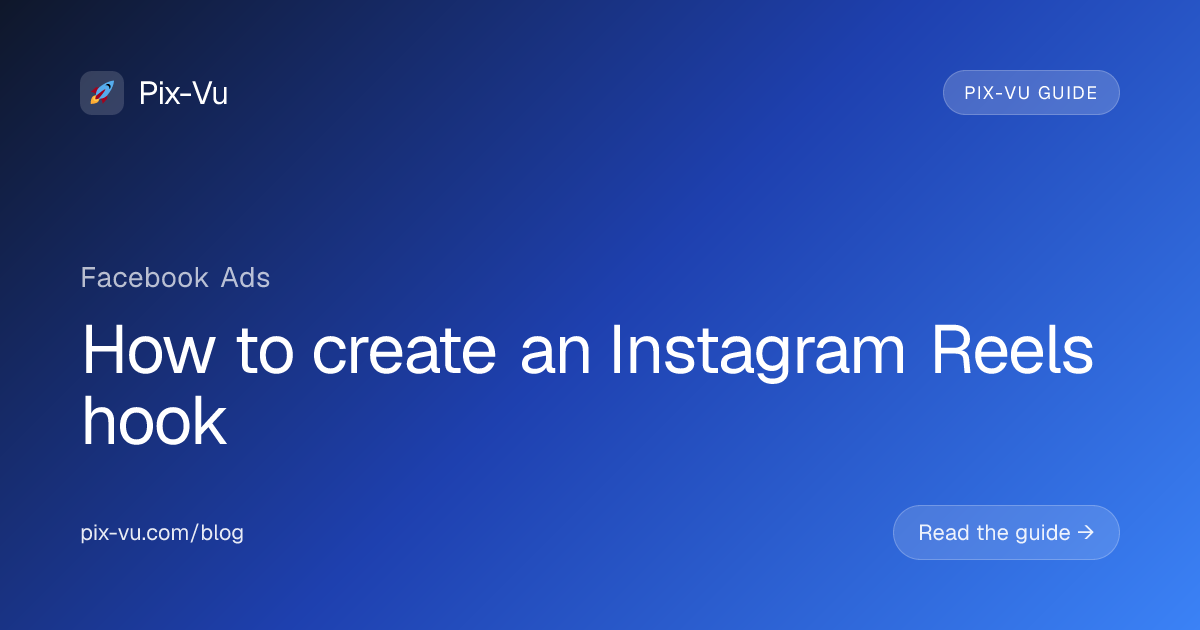 How to create an Instagram Reels hook