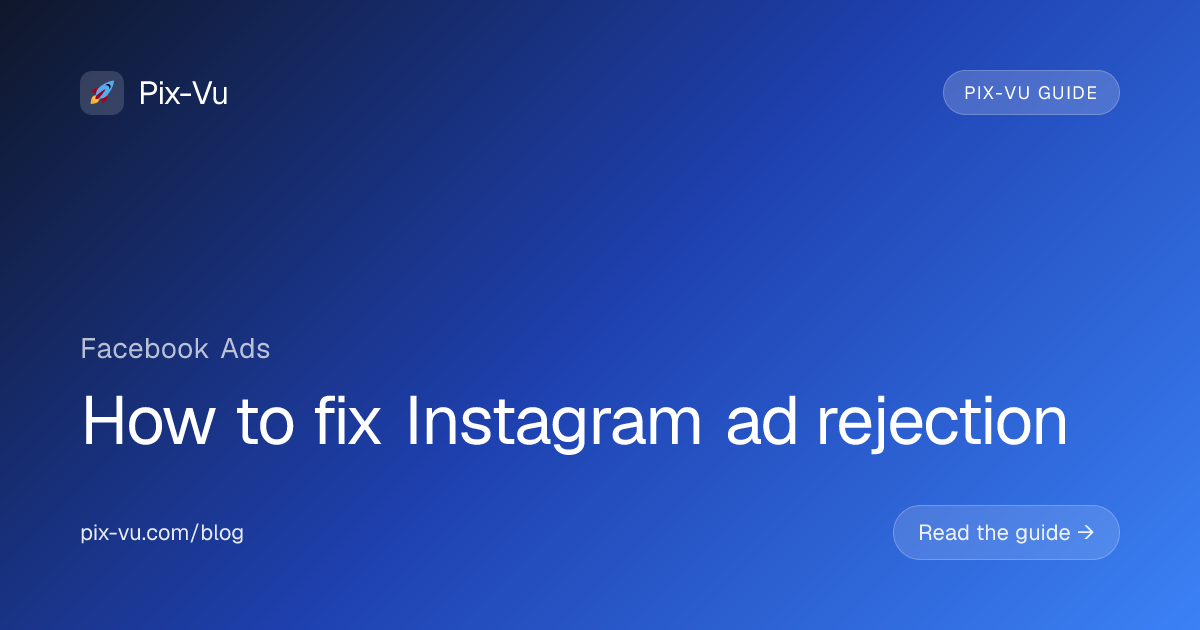 How to fix Instagram ad rejection