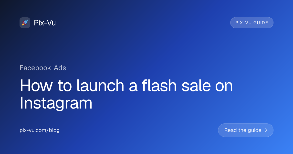 How to launch a flash sale on Instagram