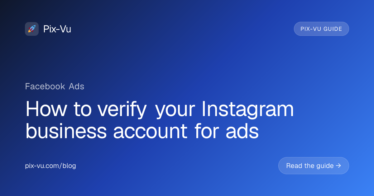 How to verify your Instagram business account for ads