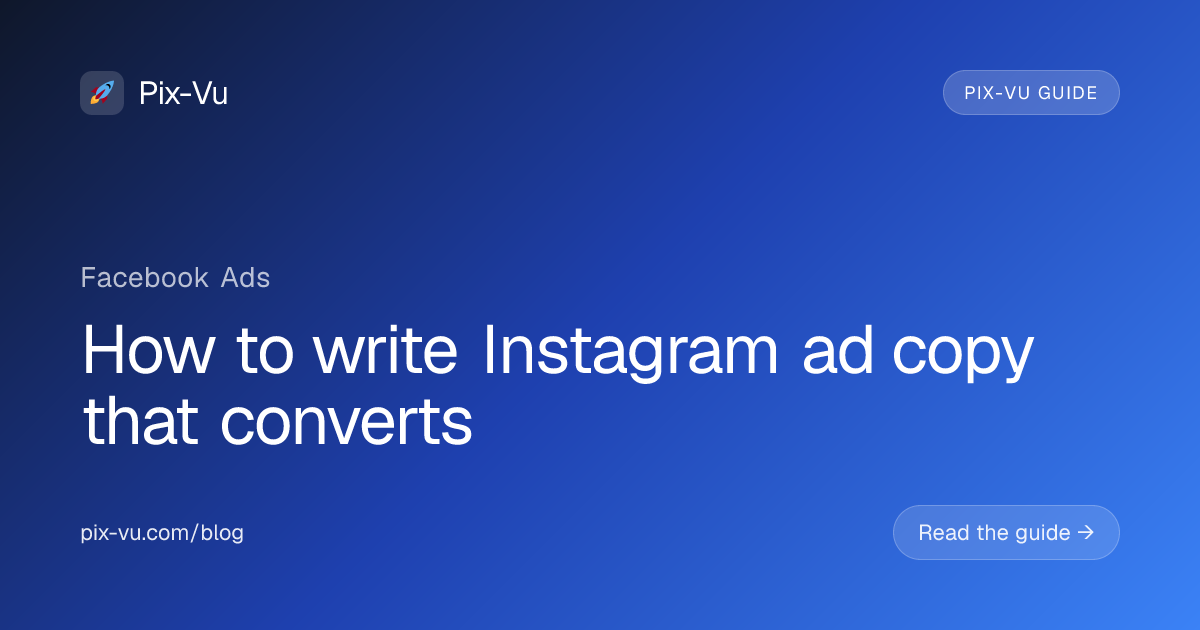 How to write Instagram ad copy that converts